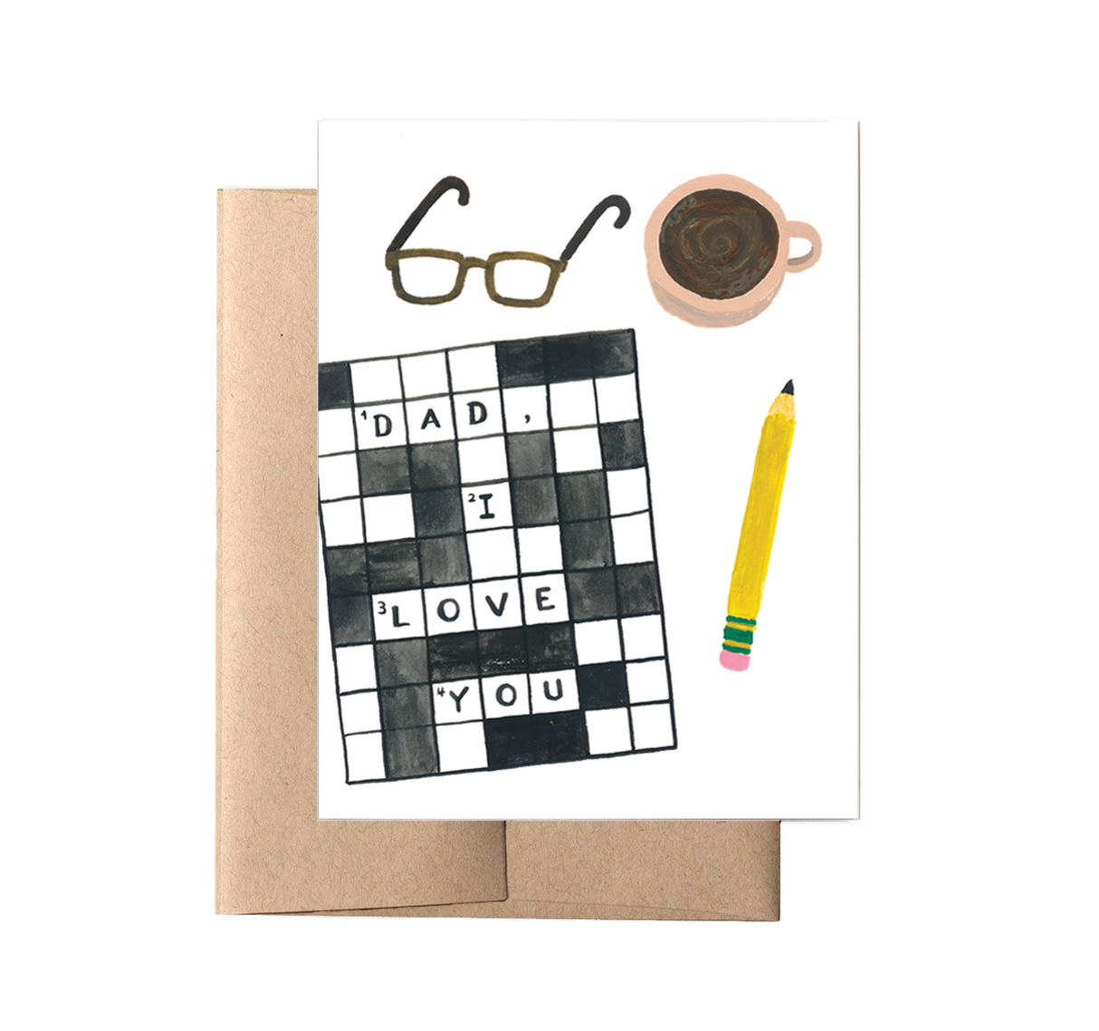 Dad Crossword from Forage Paper Co.