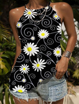 Black Pearl Embellished Tank Top From MsDressly