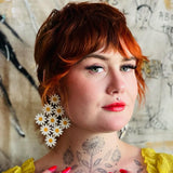 Daisy Chain Statement Earrings from LE CHIC MIAMI