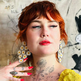 Daisy Chain Statement Earrings from LE CHIC MIAMI