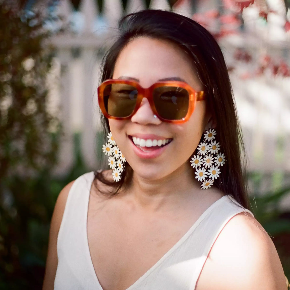 Daisy Chain Statement Earrings from LE CHIC MIAMI