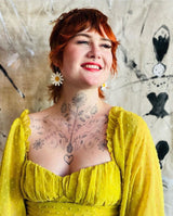 70s Daisy Hoops from LE CHIC MIAMI