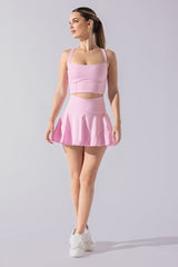 Crisscross Hourglass® Twirl Skort - Bubblegum from POPFLEX