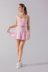 Crisscross Hourglass® Twirl Skort - Bubblegum from POPFLEX