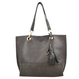 2-in-1 Women's Faux Leather Tote Shoulder Handbag  from Madeline Love
