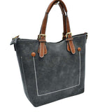Vegan Leather Tote Shoulder Handbags For Women from Madeline Love