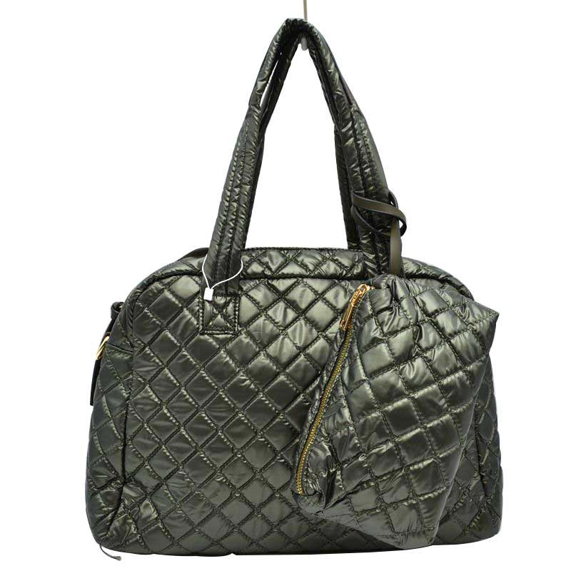 2-in-1 Large Quilted Tote Bag with Pouch  from Madeline Love