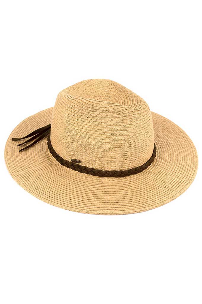 C.C STRAW PANAMA HAT from Madeline Love