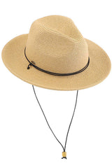C.C Chin Strap Straw Panama Hat from Madeline Love