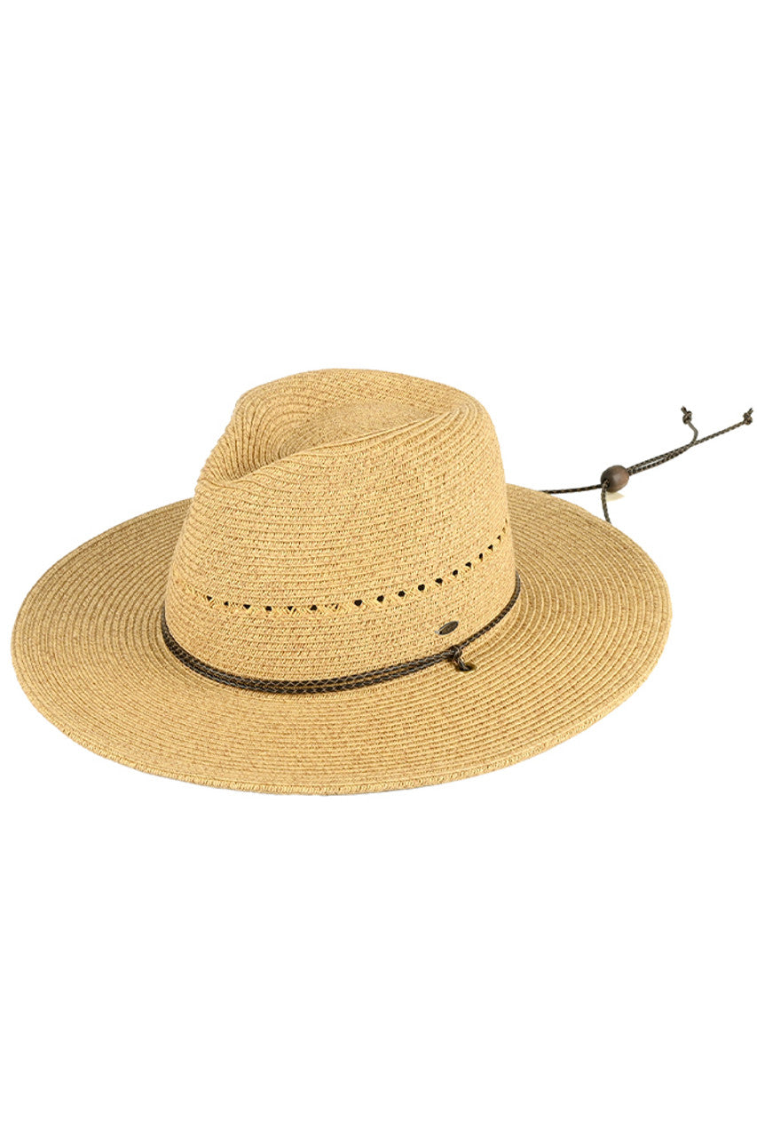 C.C Safari Straw Sun Hat from Madeline Love