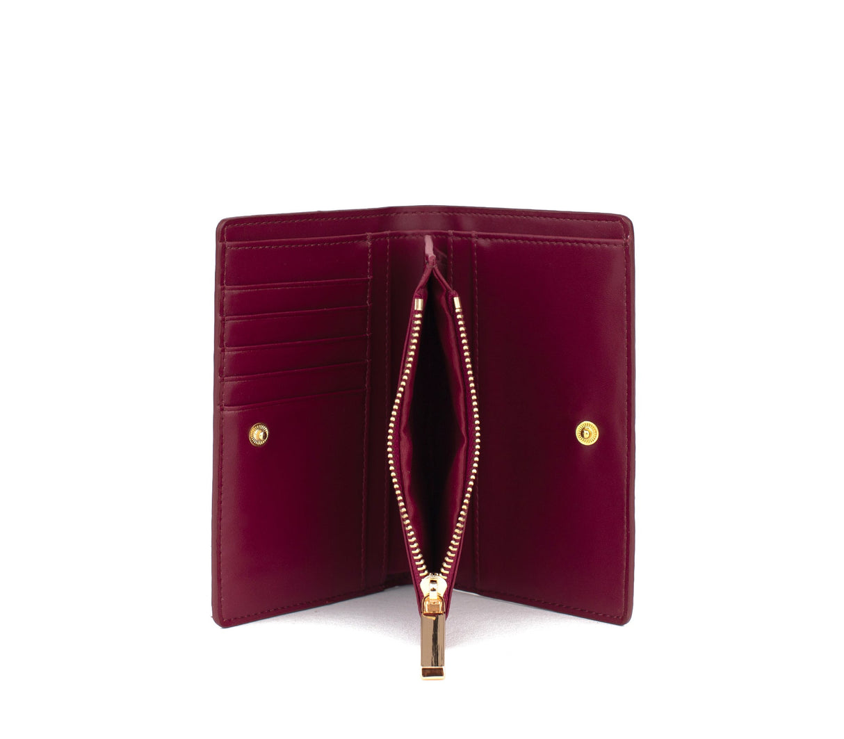 Madison - Cherry Vegan Leather Wallet from Gunas New York