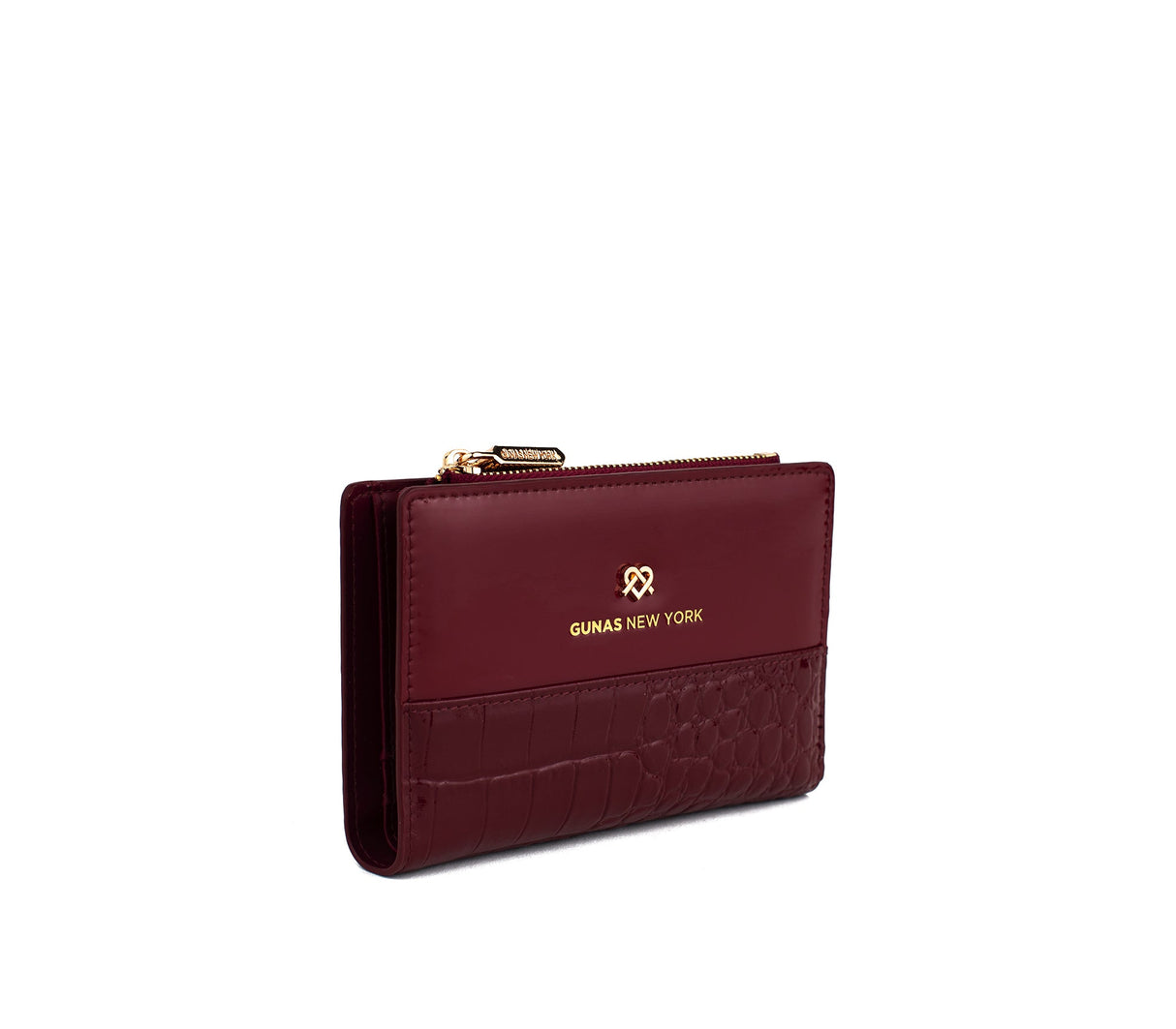 Madison - Cherry Vegan Leather Wallet from Gunas New York