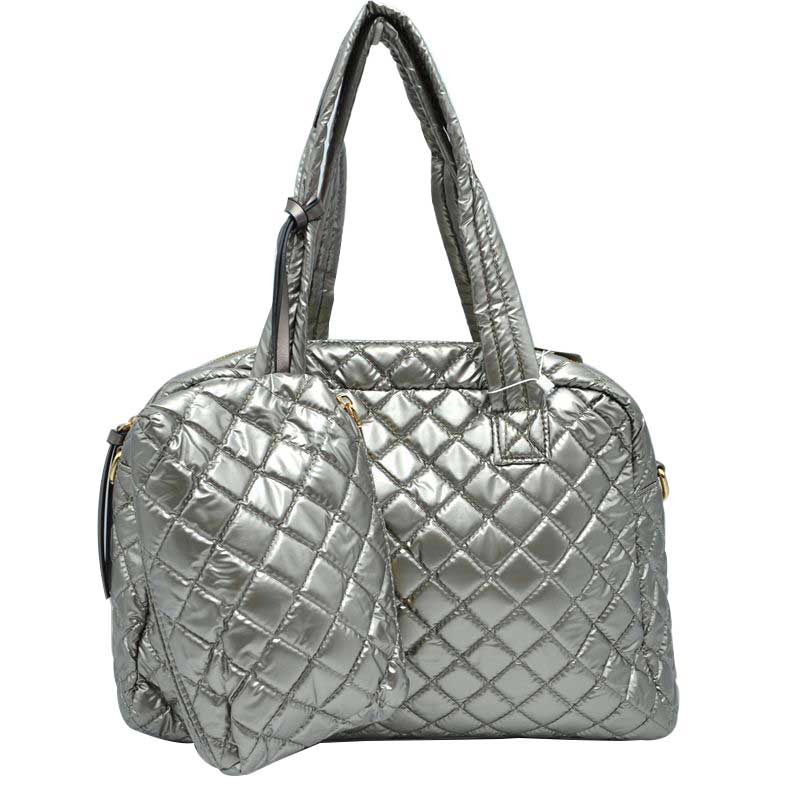 2-in-1 Large Quilted Tote Bag with Pouch  from Madeline Love