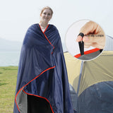 Waterproof Warm Stadium Blanket 79"x79" for Camping & Events