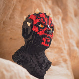 Dark Lord Maul Life-Sized Bust from Bricker Builds