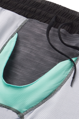The Darkside | Black and Grey Camo Ball Hammock® 9 Inch Athletic Shorts from Shinesty