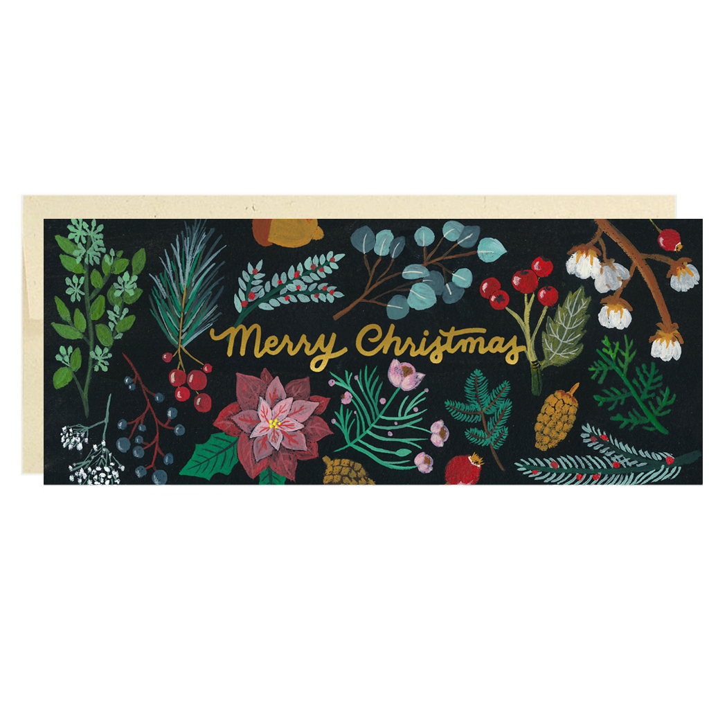 Dark Winter Florals from Forage Paper Co.