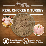 Dave's Chicken & Turkey Recipe in Saucey Paté Wet Cat Food (5.5oz) from The Family Pet