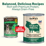 Dave's 95% Premium Meats™ Beef & Beef Liver For Dogs (12.5oz) from The Family Pet