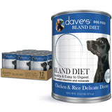 Dave's Restricted Diet Bland for Dogs – Chicken and Rice (13.2oz) from The Family Pet