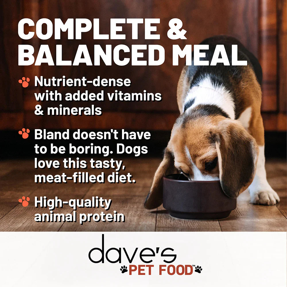 Dave's Restricted Diet Bland for Dogs – Chicken and Rice (13.2oz) from The Family Pet