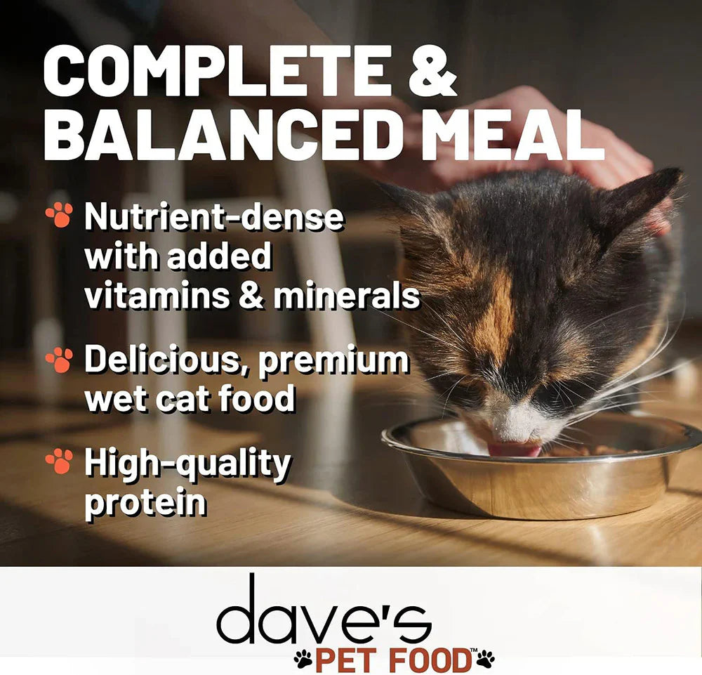 Dave's Naturally Healthy Turkey Dinner Paté Wet Cat Food (12.5oz) from The Family Pet