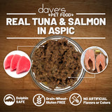 Dave's Naturally Healthy Grain Free Tuna & Salmon Dinner in Aspic Wet Cat Food (5.5oz) from The Family Pet