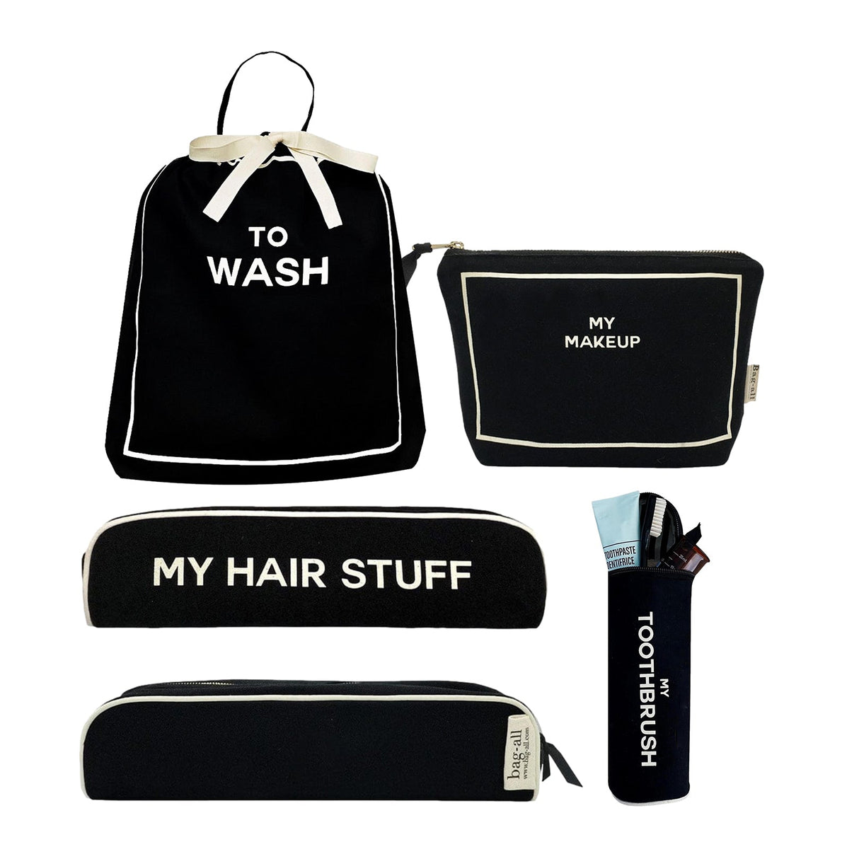 Best Deal Gift Set, 4-pack Travel & Home, Black From Bag-all