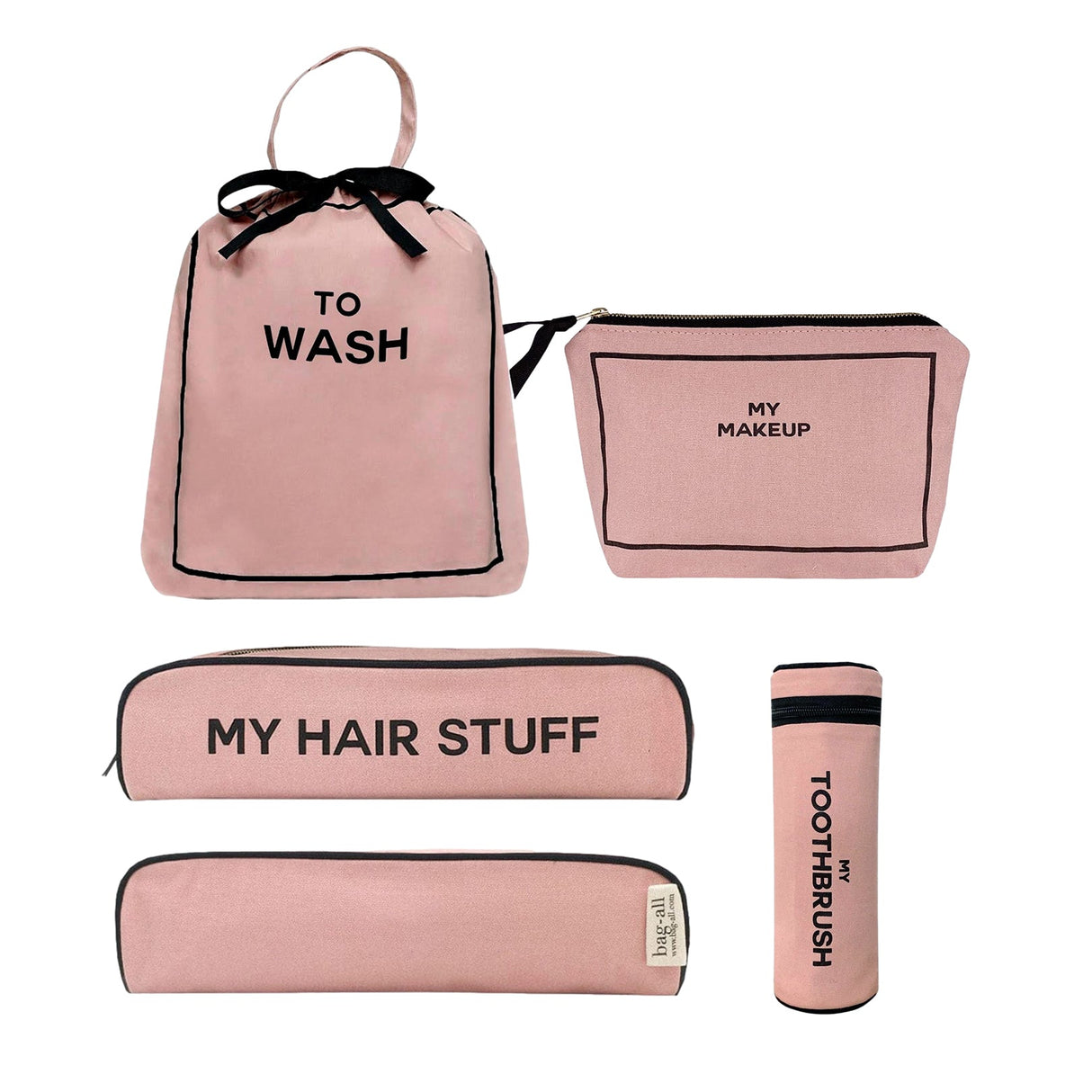Best Deal Gift Set, 4-pack Travel & Home, Pink/Blush From Bag-all