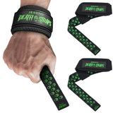 JerkFit Death Straps, Traditional Lifting Straps with Double Sided Skull-Grip from JerkFit