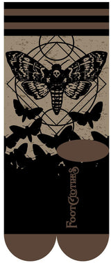 Death's Head Hawkmoth Crew Socks from FootClothes