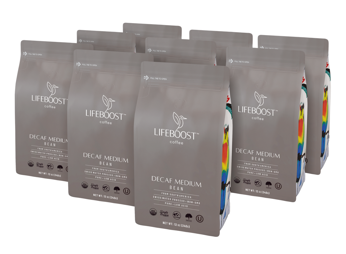 Medium Roast Decaf From Lifeboost Coffee
