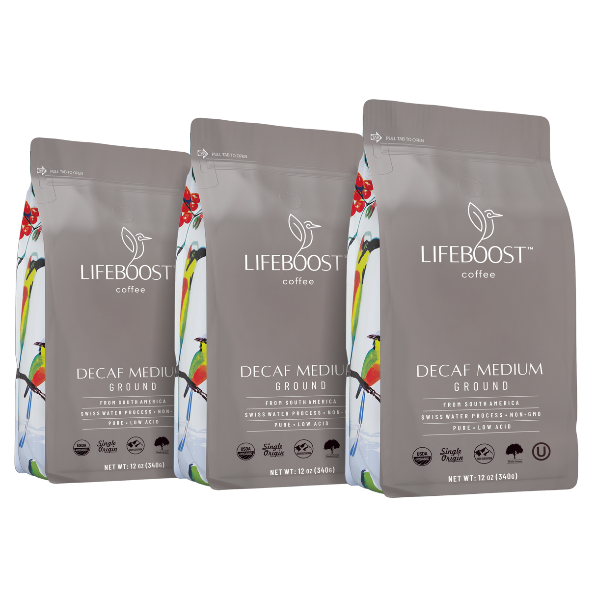 Medium Roast Decaf From Lifeboost Coffee