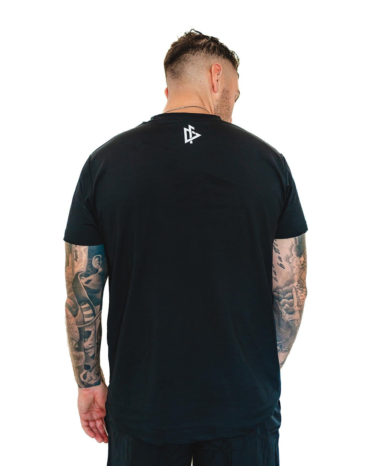 Men's Gym Tee "Compellence"- Black from DeemedFit