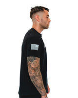 Men's Gym Tee "Compellence"- Black from DeemedFit
