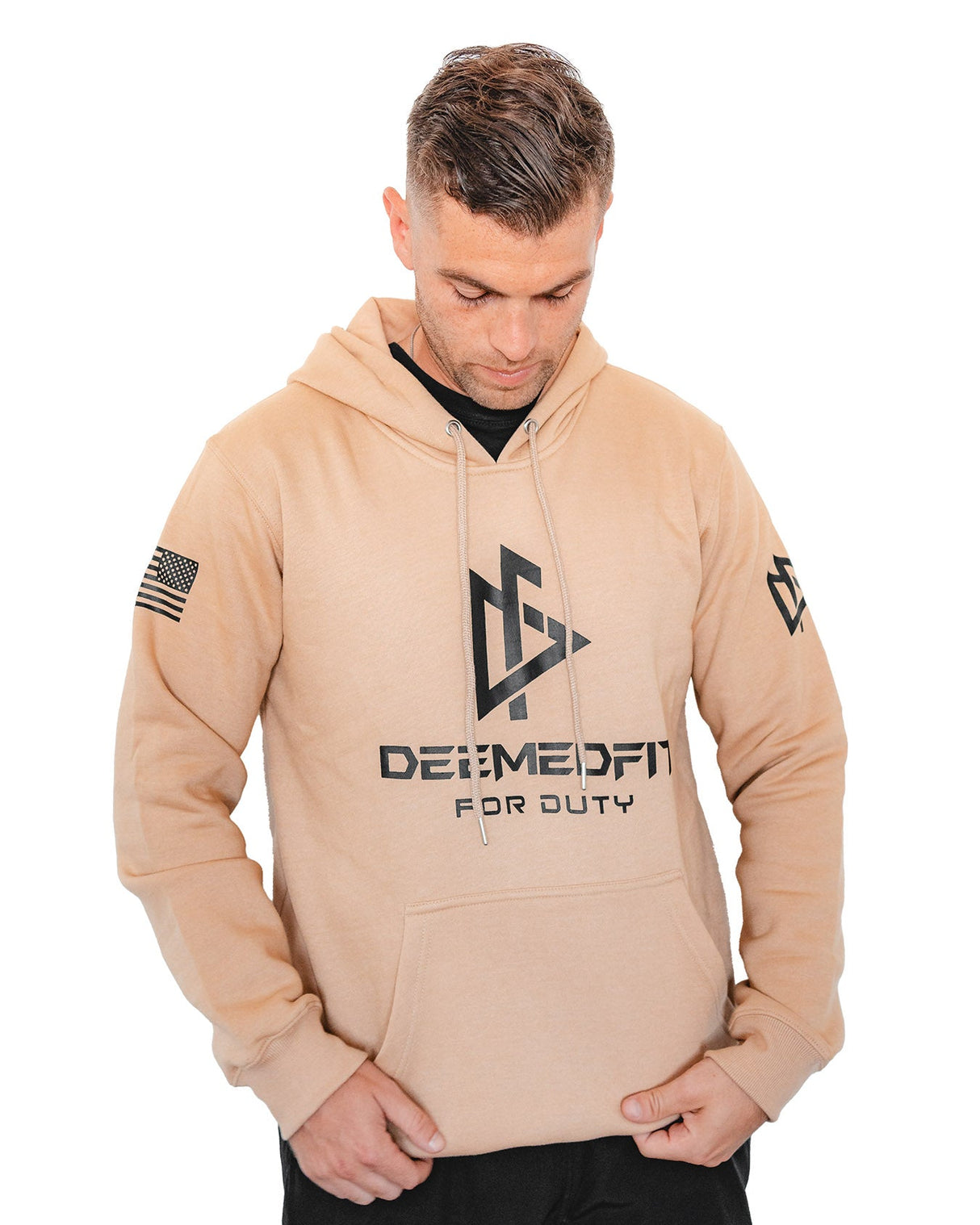 Essential Hoodie - Tan from DeemedFit