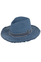 C.C Frayed Edge Panama Sun Hat from Madeline Love
