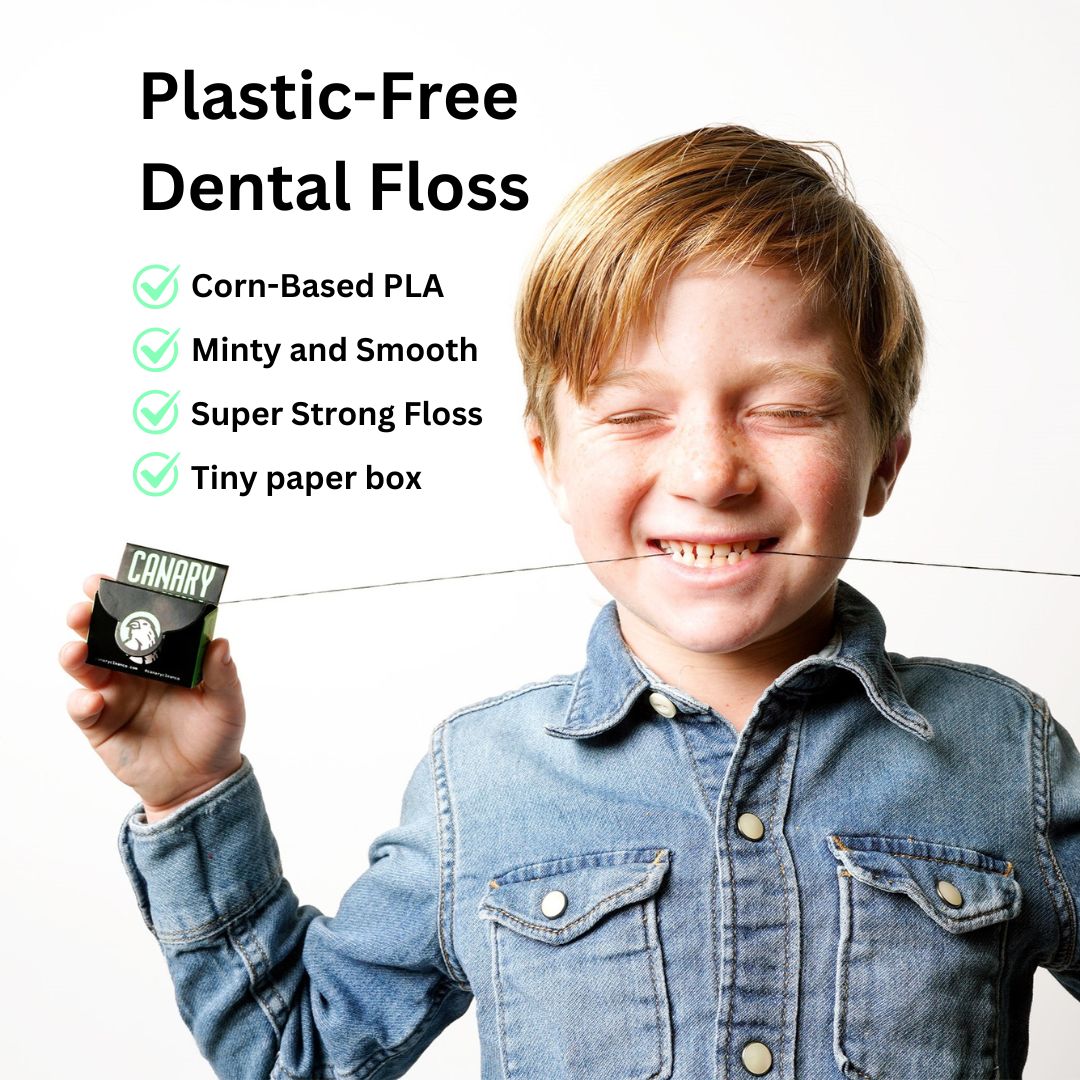 Dental Floss - Charcoal Mint - Plastic-Free and Vegan from Canary