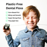 Dental Floss - Charcoal Mint - Plastic-Free and Vegan from Canary