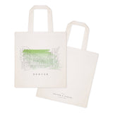 Denver Cityscape Cotton Canvas Tote Bag from The Cotton & Canvas Co.