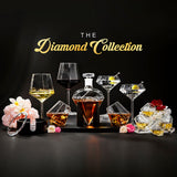 Diamond Shot Glasses from Dragon Glassware