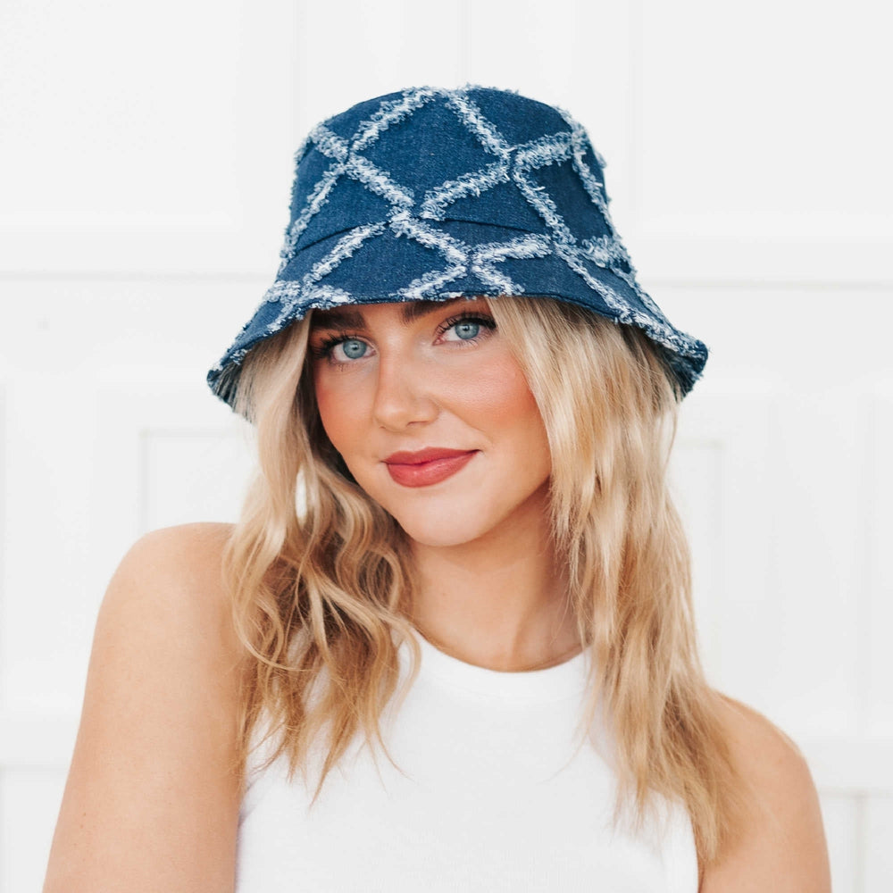 Diamond Print Bucket Hat from Pretty Simple