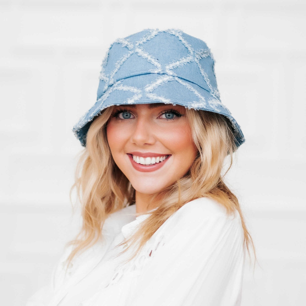 Diamond Print Bucket Hat from Pretty Simple