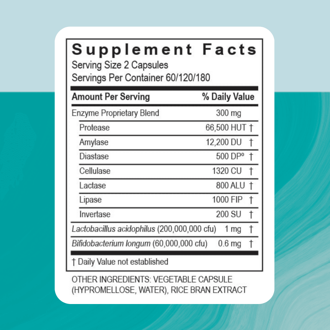 Digestive Enzymes - 120 Capsules from Serawise