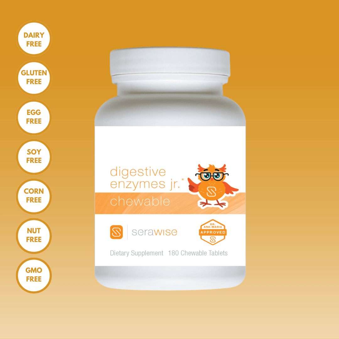 Digestive Enzymes Jr. Chewable - 180 Tablets from Serawise
