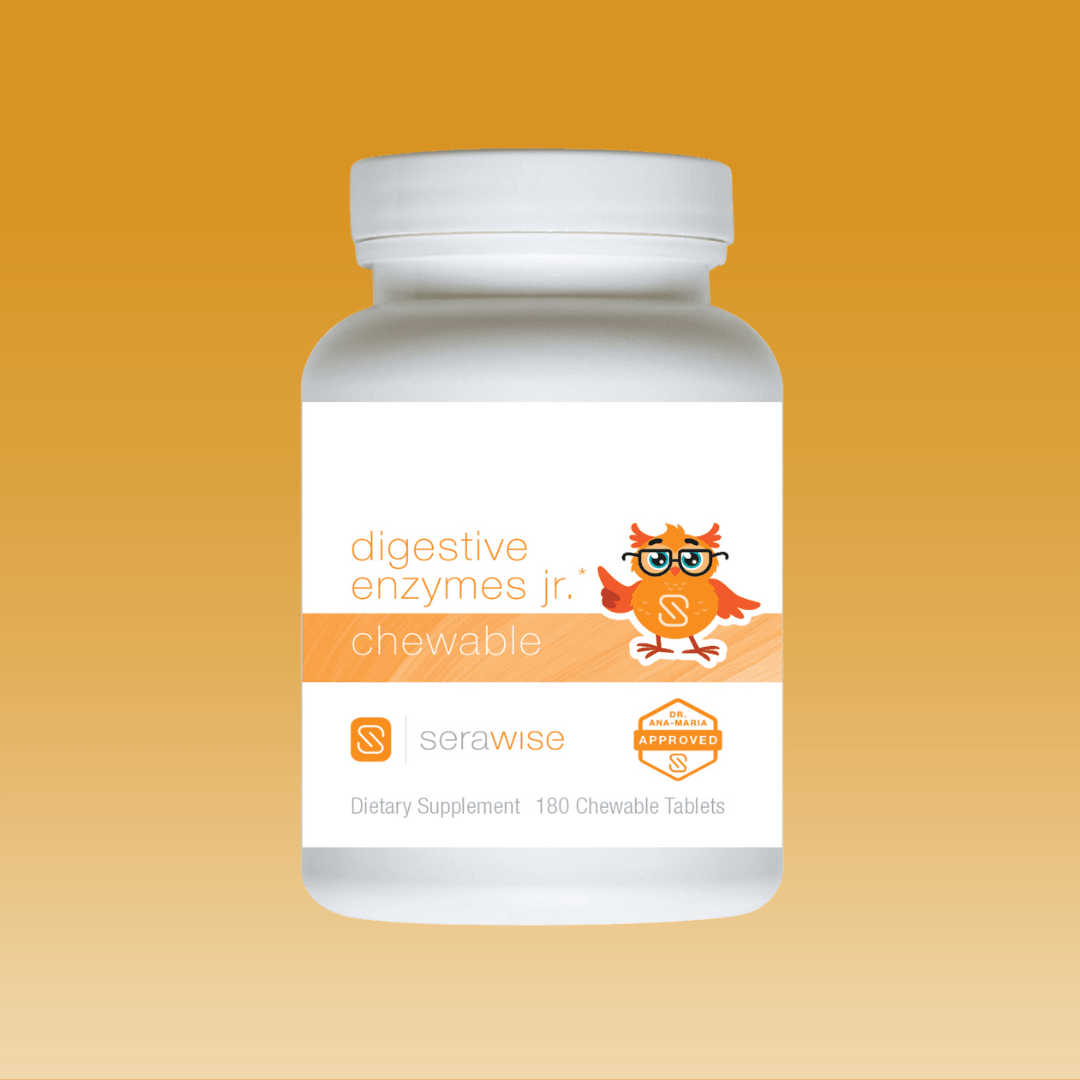 Digestive Enzymes Jr. Chewable - 180 Tablets from Serawise