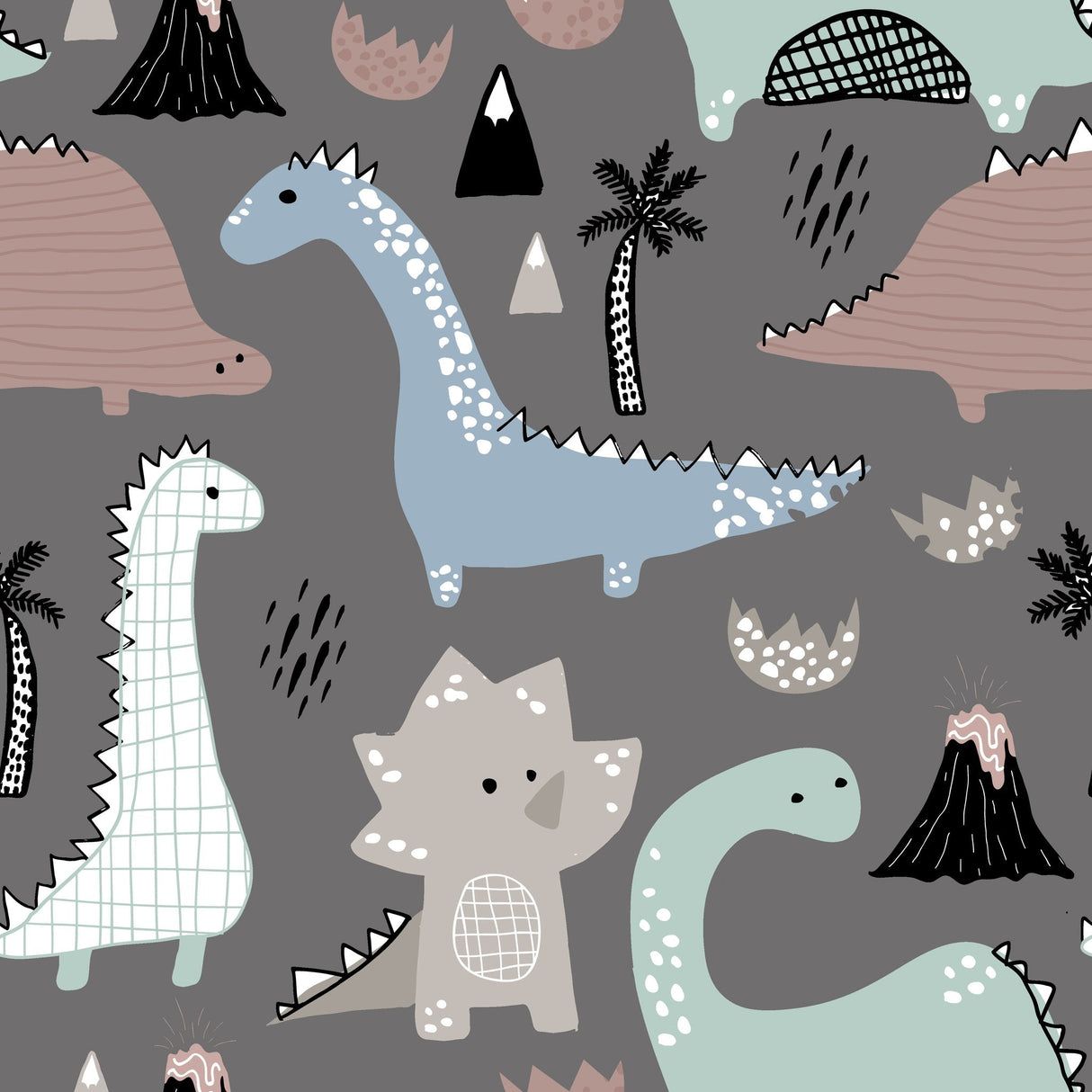 Dinosaur Drawing Splash Mat - A Waterproof Catch-All for Highchair Spills and More! SALE from BapronBaby