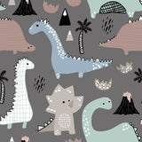 Dinosaur Drawing Splash Mat - A Waterproof Catch-All for Highchair Spills and More! SALE from BapronBaby