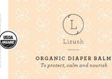ORGANIC DIAPER BALM To protect, calm and nourish from Lizush