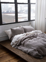 Washed Linen Sheet Set from French Presse Linens